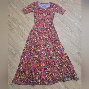 Lularoe Ana Floral Maxi Dress